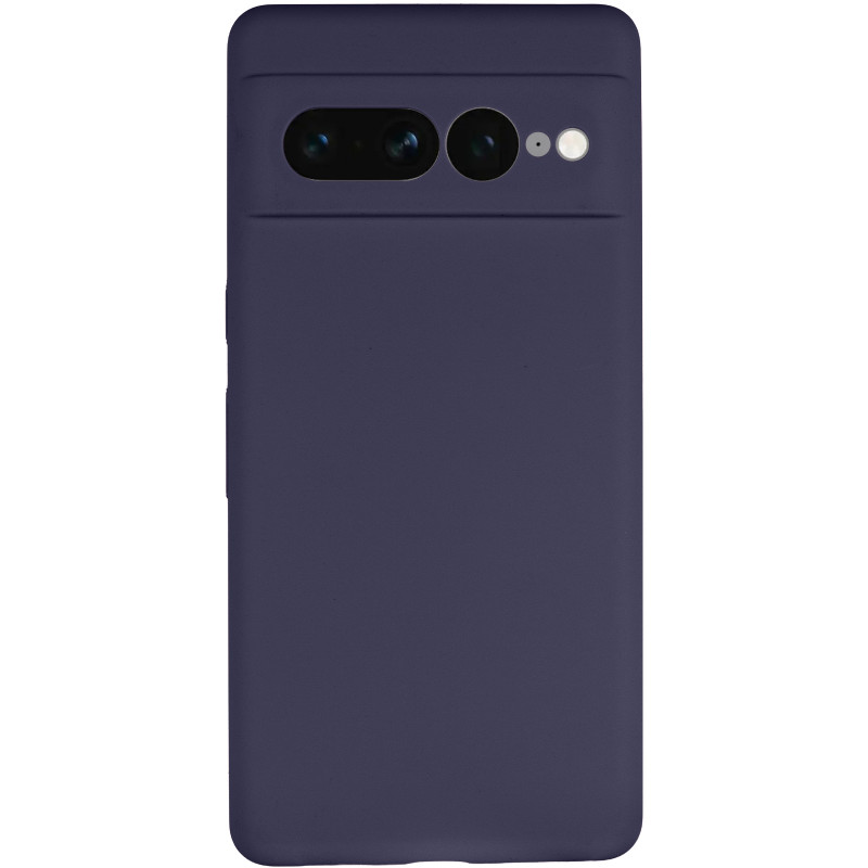 Фото Чехол Silicone Cover Lakshmi Full Camera (AAA) для Google Pixel 7 Pro (Темно-синий / Midnight blue) на vchehle.ua