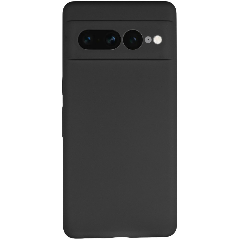Фото Чехол Silicone Cover Lakshmi Full Camera (AAA) для Google Pixel 7 Pro (Черный / Black) на vchehle.ua