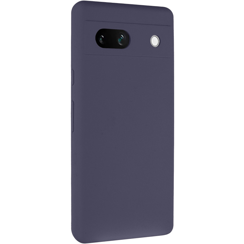 Чохол Silicone Cover Lakshmi Full Camera (AAA) на Google Pixel 7a (Сірий / Dark Gray)