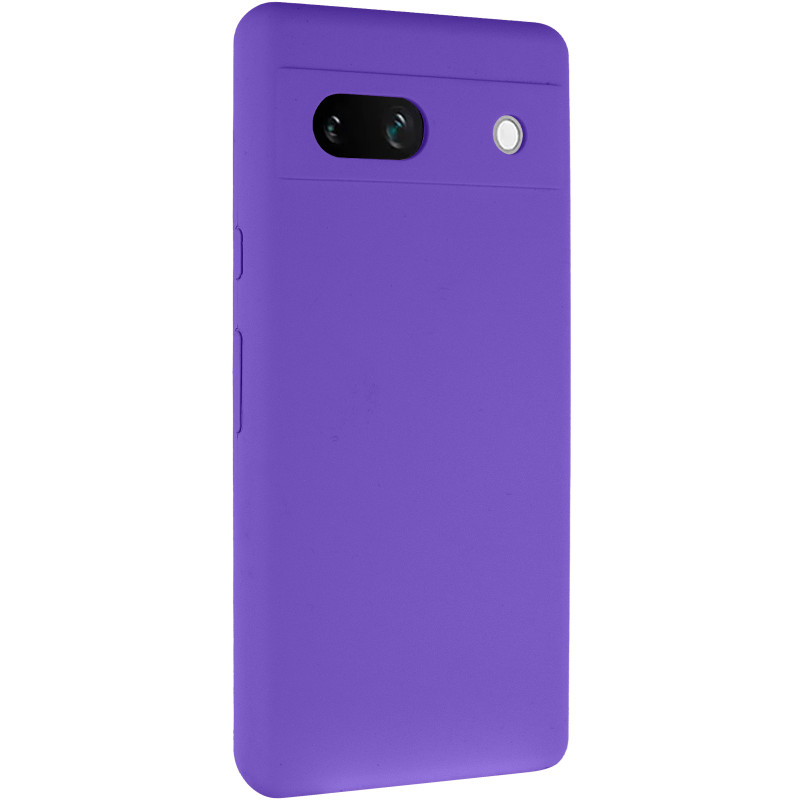 Чохол Silicone Cover Lakshmi Full Camera (AAA) на Google Pixel 7a (Фіолетовий / Amethyst)