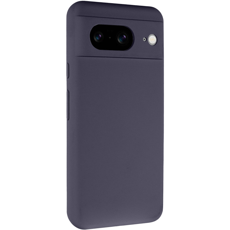 Чехол Silicone Cover Lakshmi Full Camera (AAA) для Google Pixel 8a (Серый / Dark Gray)