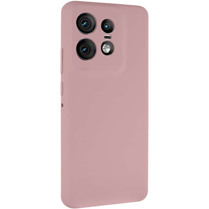 Чохол Silicone Cover Lakshmi Full Camera (AAA) на Motorola Edge 50 Pro (Рожевий / Pink Sand)