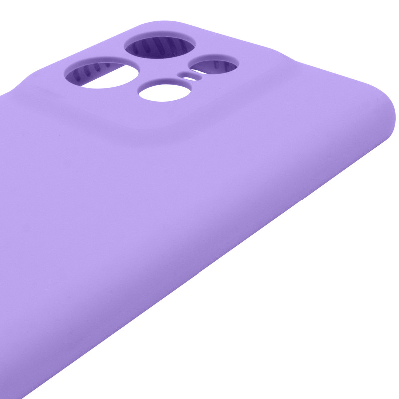 Чохол Silicone Cover Lakshmi Full Camera (AAA) на Motorola Edge 50 Pro (Бузковий / Dasheen) в магазині vchehle.ua