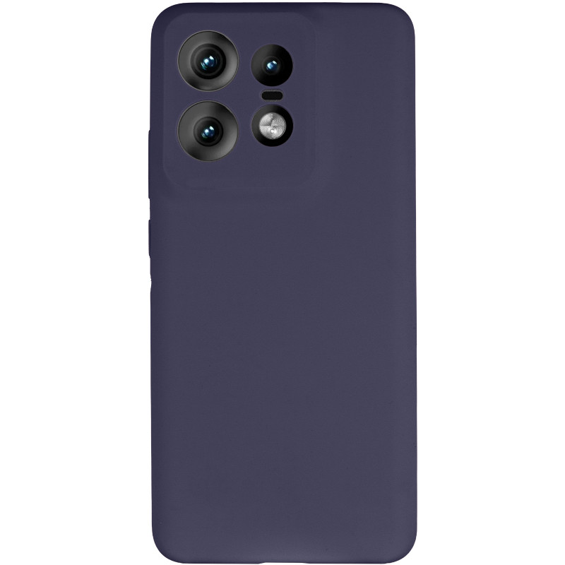 Фото Чохол Silicone Cover Lakshmi Full Camera (AAA) на Motorola Edge 50 Pro (Темно-синій / Midnight blue) на vchehle.ua