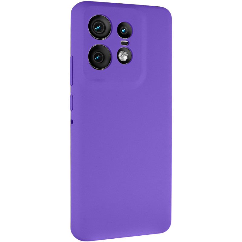 Чохол Silicone Cover Lakshmi Full Camera (AAA) на Motorola Edge 50 Pro (Фіолетовий / Amethyst)