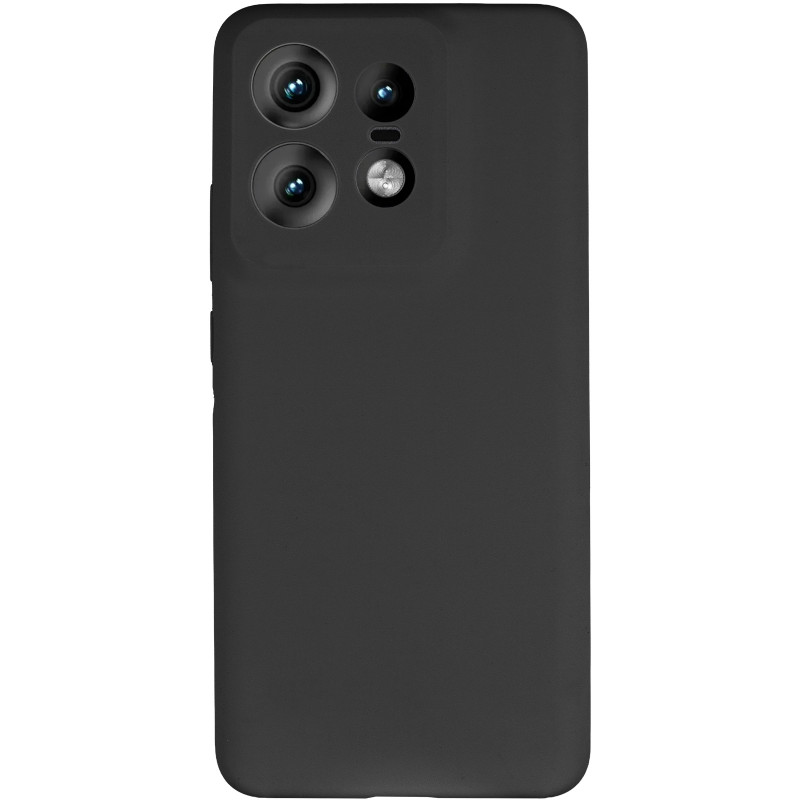 Фото Чохол Silicone Cover Lakshmi Full Camera (AAA) на Motorola Edge 50 Pro (Чорний / Black) на vchehle.ua
