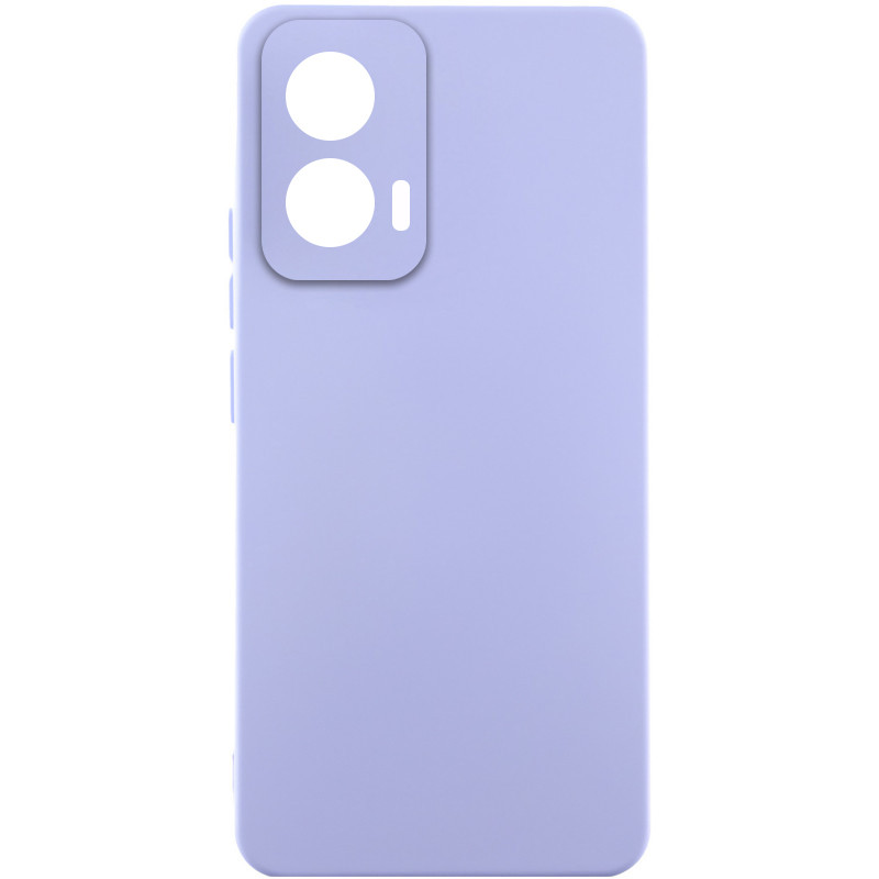 Чохол Silicone Cover Lakshmi Full Camera (AAA) на Motorola Edge 50 Fusion (Бузковий / Dasheen)