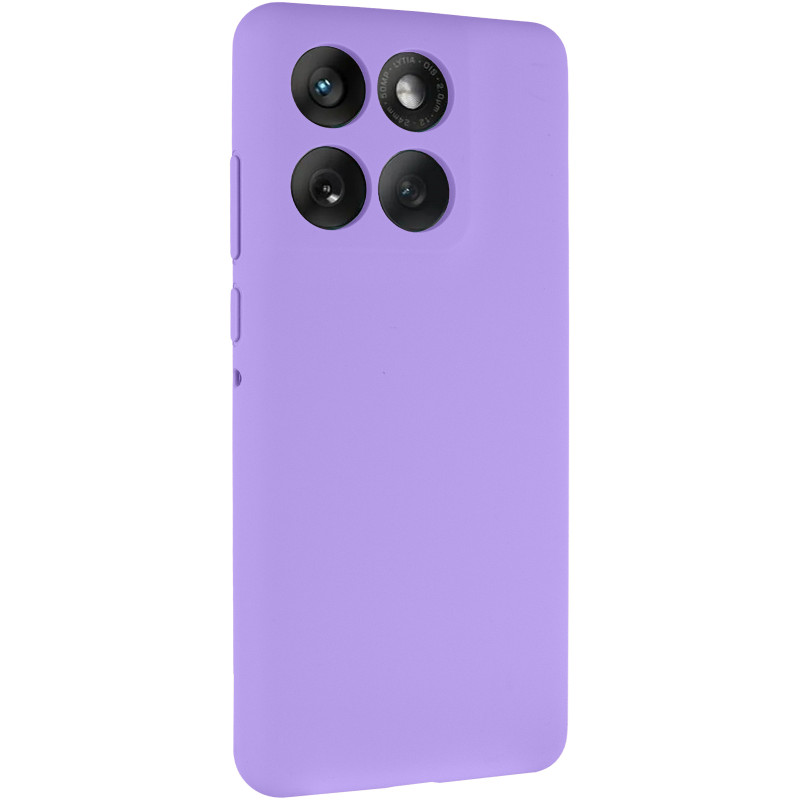 Чохол Silicone Cover Lakshmi Full Camera (AAA) на Motorola Edge 60 / Edge 60 Fusion (Бузковий / Dasheen)