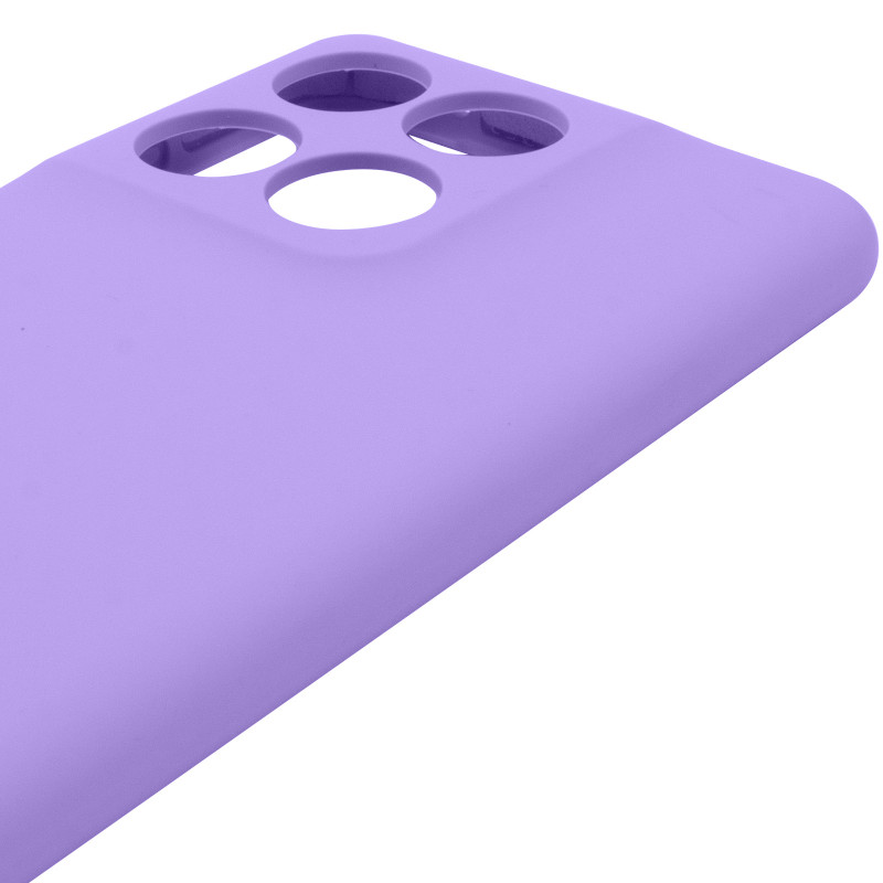 Чохол Silicone Cover Lakshmi Full Camera (AAA) на Motorola Edge 60 / Edge 60 Fusion (Бузковий / Dasheen) в магазині vchehle.ua