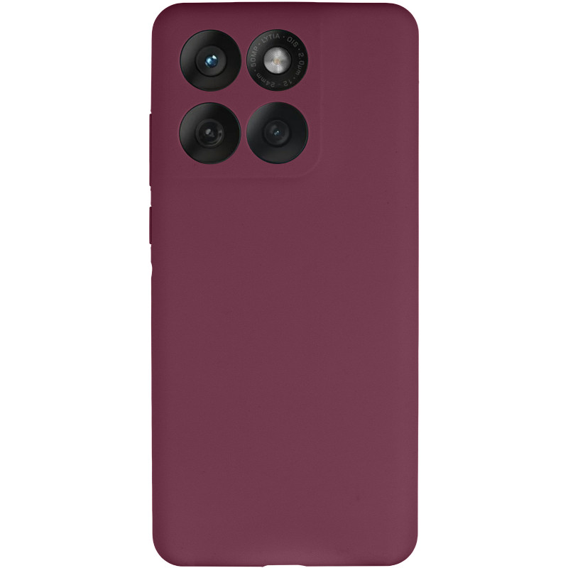 Фото Чохол Silicone Cover Lakshmi Full Camera (AAA) на Motorola Edge 60 / Edge 60 Fusion (Бордовий / Plum) на vchehle.ua