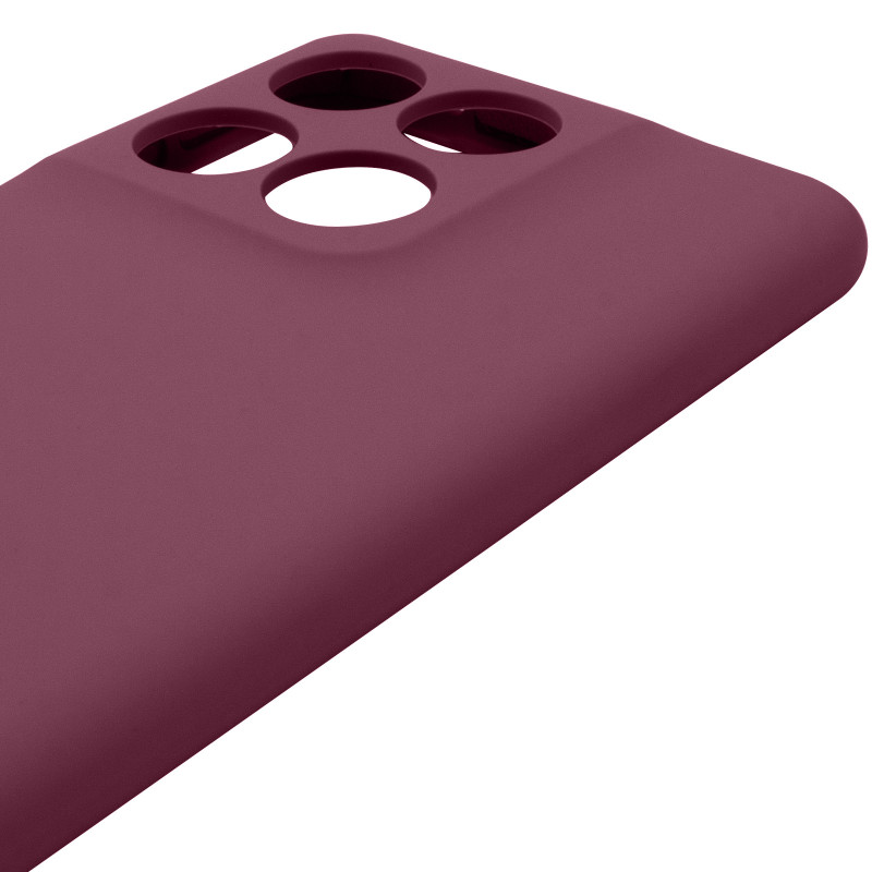 Чохол Silicone Cover Lakshmi Full Camera (AAA) на Motorola Edge 60 / Edge 60 Fusion (Бордовий / Plum) в магазині vchehle.ua