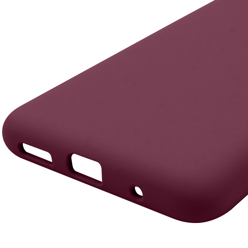 Купить Чехол Silicone Cover Lakshmi Full Camera (AAA) для Motorola Moto E40 (Бордовый / Plum) на vchehle.ua