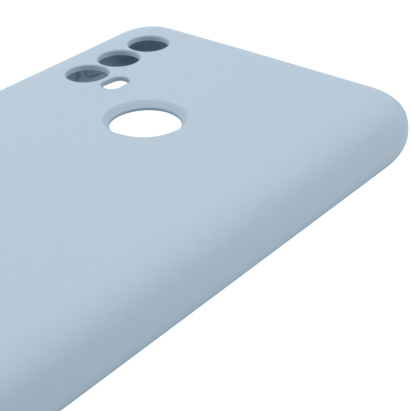 Чехол Silicone Cover Lakshmi Full Camera (AAA) для Motorola Moto E40 (Голубой / Sweet Blue) в магазине vchehle.ua