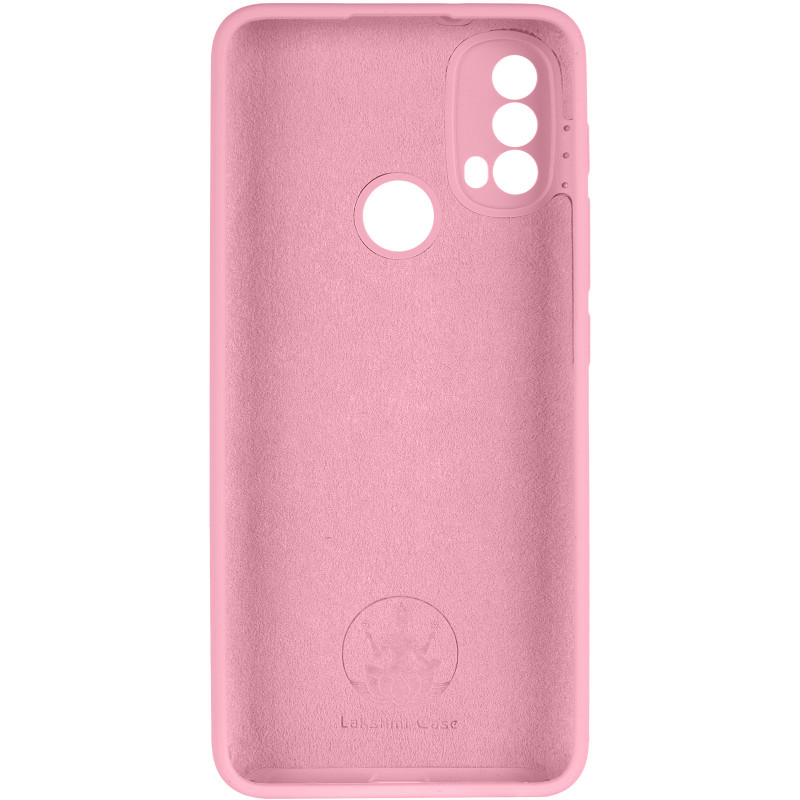 Фото Чехол Silicone Cover Lakshmi Full Camera (AAA) для Motorola Moto E40 (Розовый / Light pink) в магазине vchehle.ua