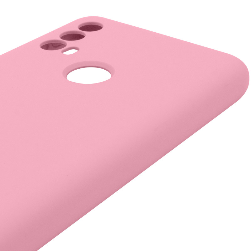 Чехол Silicone Cover Lakshmi Full Camera (AAA) для Motorola Moto E40 (Розовый / Light pink) в магазине vchehle.ua