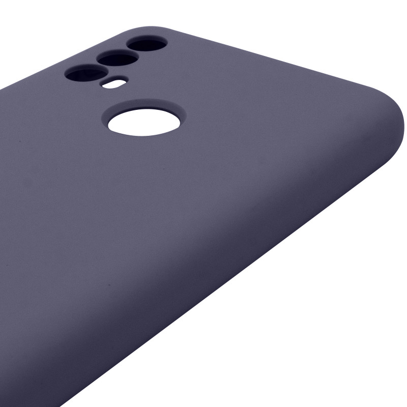 Чехол Silicone Cover Lakshmi Full Camera (AAA) для Motorola Moto E40 (Серый / Dark Gray) в магазине vchehle.ua