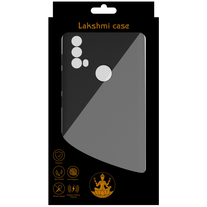 Фото Чехол Silicone Cover Lakshmi Full Camera (AAA) для Motorola Moto E40 (Черный / Black) в магазине vchehle.ua