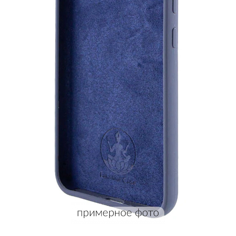 Фото Чохол Silicone Cover Lakshmi Full Camera (AAA) на Motorola Moto G75 5G (Темно-синій / Midnight blue) на vchehle.ua