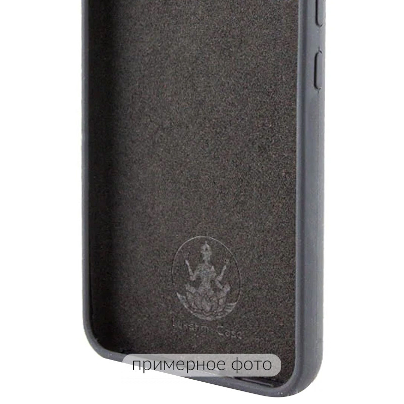 Фото Чохол Silicone Cover Lakshmi Full Camera (AAA) на Motorola Moto G75 5G (Чорний / Black) на vchehle.ua