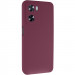 Чехол Silicone Cover Lakshmi Full Camera (AAA) для Oppo A57s / A77s (Бордовый / Plum)