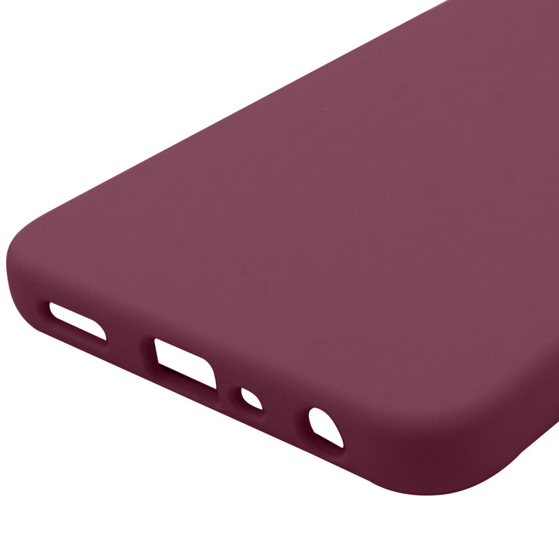 Купить Чехол Silicone Cover Lakshmi Full Camera (AAA) для Oppo A57s / A77s (Бордовый / Plum) на vchehle.ua