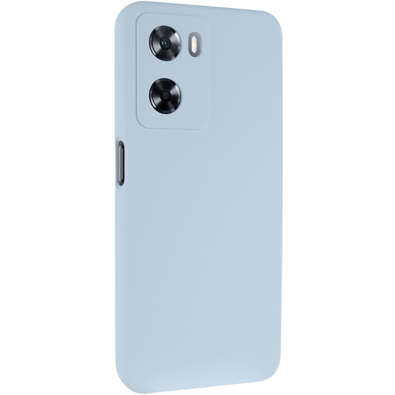 Чехол Silicone Cover Lakshmi Full Camera (AAA) для Oppo A57s / A77s (Голубой / Sweet Blue)