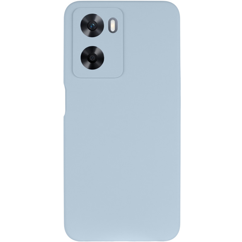 Фото Чехол Silicone Cover Lakshmi Full Camera (AAA) для Oppo A57s / A77s (Голубой / Sweet Blue) на vchehle.ua
