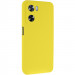 Чехол Silicone Cover Lakshmi Full Camera (AAA) для Oppo A57s / A77s (Желтый / Yellow)