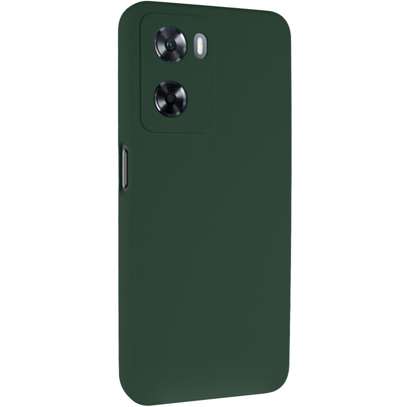 Чехол Silicone Cover Lakshmi Full Camera (AAA) для Oppo A57s / A77s (Зеленый / Cyprus Green)