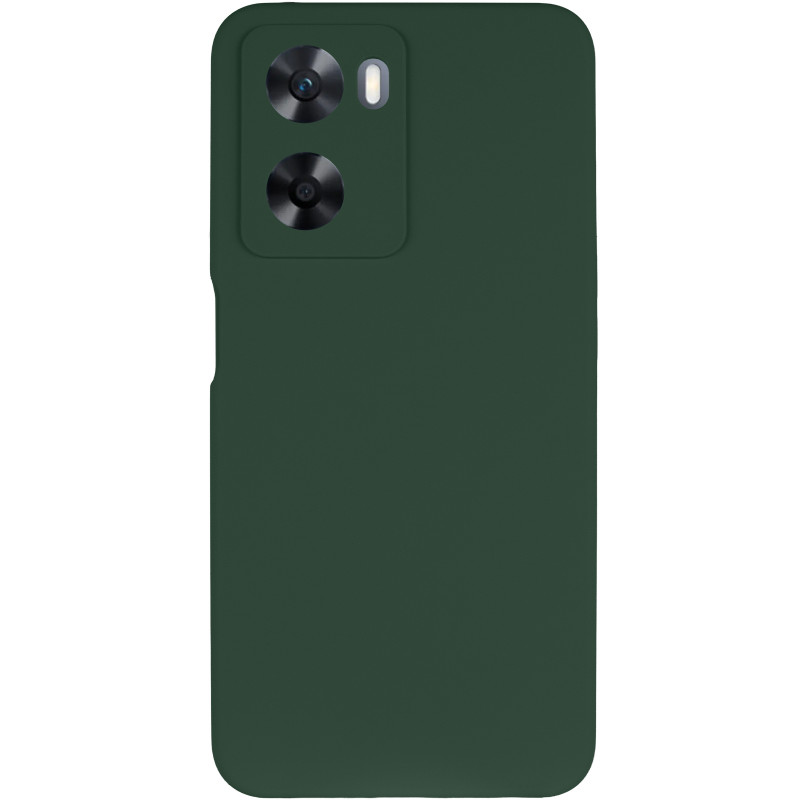 Фото Чехол Silicone Cover Lakshmi Full Camera (AAA) для Oppo A57s / A77s (Зеленый / Cyprus Green) на vchehle.ua