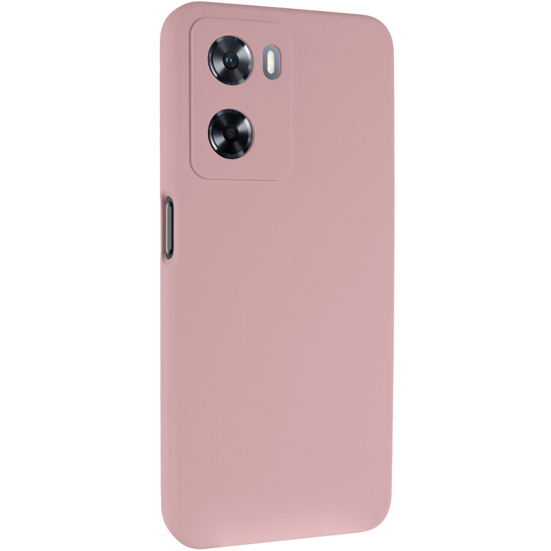 Чехол Silicone Cover Lakshmi Full Camera (AAA) для Oppo A57s / A77s (Розовый / Pink Sand)