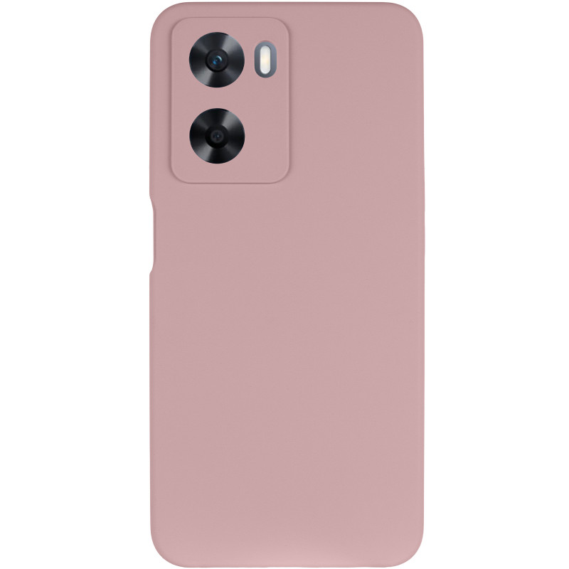 Фото Чехол Silicone Cover Lakshmi Full Camera (AAA) для Oppo A57s / A77s (Розовый / Pink Sand) на vchehle.ua