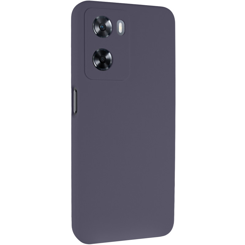 Чехол Silicone Cover Lakshmi Full Camera (AAA) для Oppo A57s / A77s (Серый / Dark Gray)
