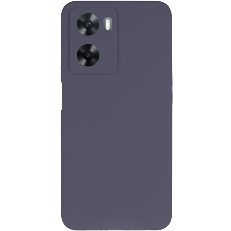 Фото Чехол Silicone Cover Lakshmi Full Camera (AAA) для Oppo A57s / A77s (Серый / Dark Gray) на vchehle.ua