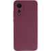 Фото Чохол Silicone Cover Lakshmi Full Camera (AAA) на Oppo A78 4G (Бордовий / Plum) на vchehle.ua