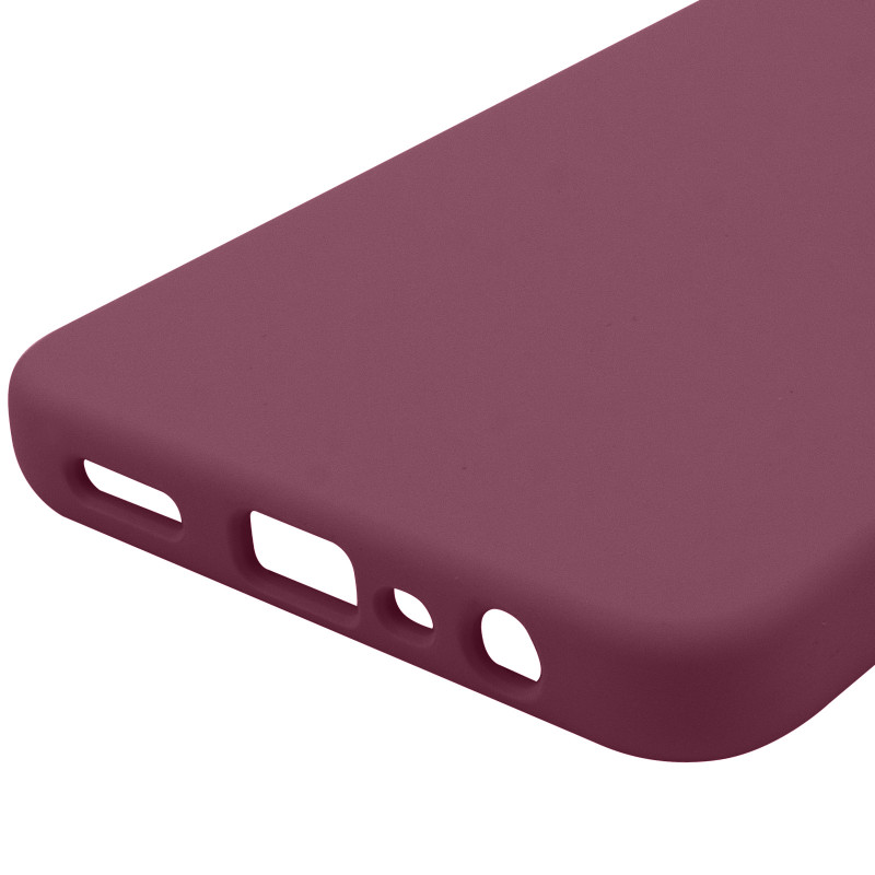 Купити Чохол Silicone Cover Lakshmi Full Camera (AAA) на Oppo A78 4G (Бордовий / Plum) на vchehle.ua
