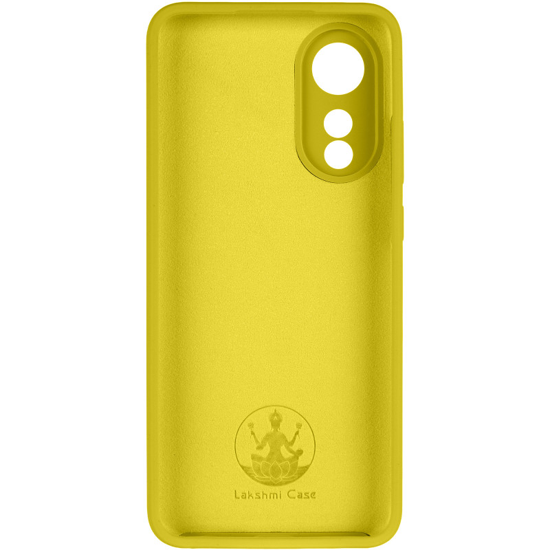 Фото Чохол Silicone Cover Lakshmi Full Camera (AAA) на Oppo A78 4G (Жовтий / Yellow) в маназині vchehle.ua