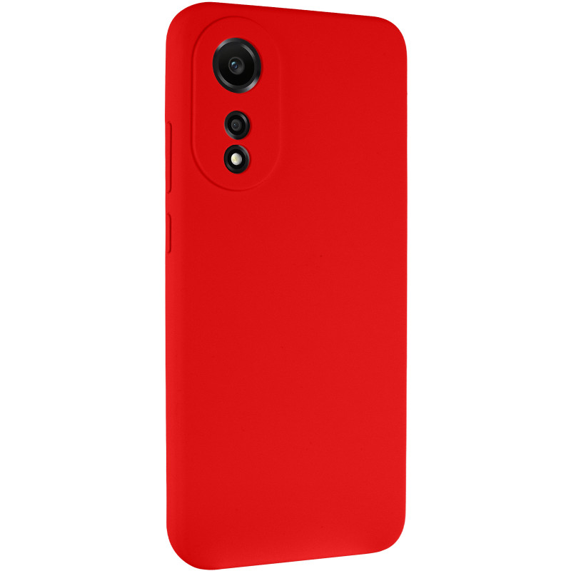 Чохол Silicone Cover Lakshmi Full Camera (AAA) на Oppo A78 4G (Червоний / Red)