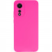 Фото Чохол Silicone Cover Lakshmi Full Camera (AAA) на Oppo A78 4G (Рожевий / Barbie pink) на vchehle.ua