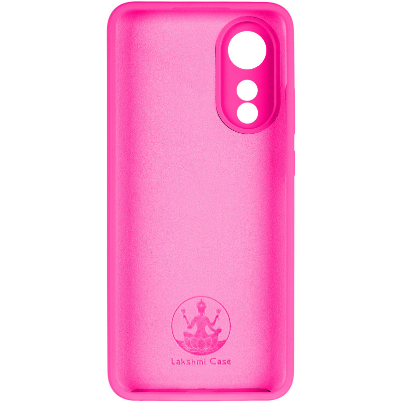 Фото Чохол Silicone Cover Lakshmi Full Camera (AAA) на Oppo A78 4G (Рожевий / Barbie pink) в маназині vchehle.ua
