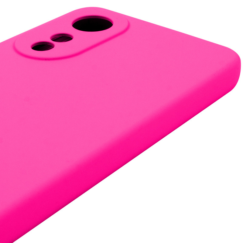 Чохол Silicone Cover Lakshmi Full Camera (AAA) на Oppo A78 4G (Рожевий / Barbie pink) в магазині vchehle.ua