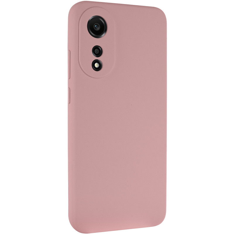 Чохол Silicone Cover Lakshmi Full Camera (AAA) на Oppo A78 4G (Рожевий / Pink Sand)
