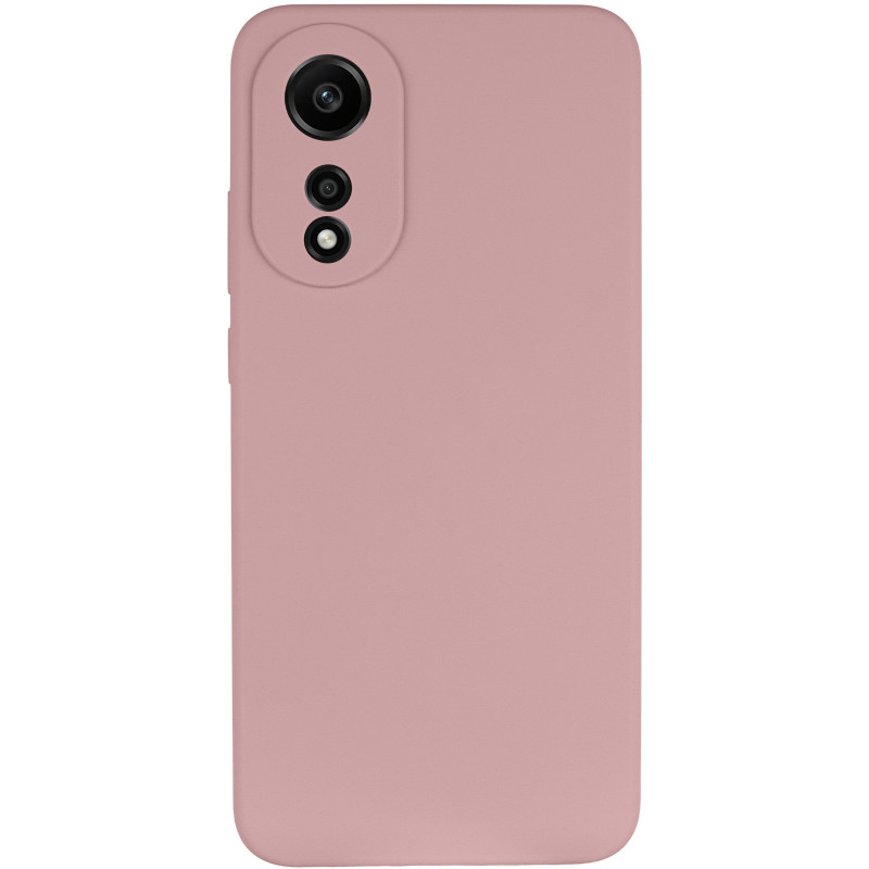 Фото Чохол Silicone Cover Lakshmi Full Camera (AAA) на Oppo A78 4G (Рожевий / Pink Sand) на vchehle.ua
