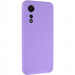 Чохол Silicone Cover Lakshmi Full Camera (AAA) на Oppo A78 4G (Бузковий / Dasheen)