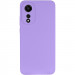 Фото Чохол Silicone Cover Lakshmi Full Camera (AAA) на Oppo A78 4G (Бузковий / Dasheen) на vchehle.ua
