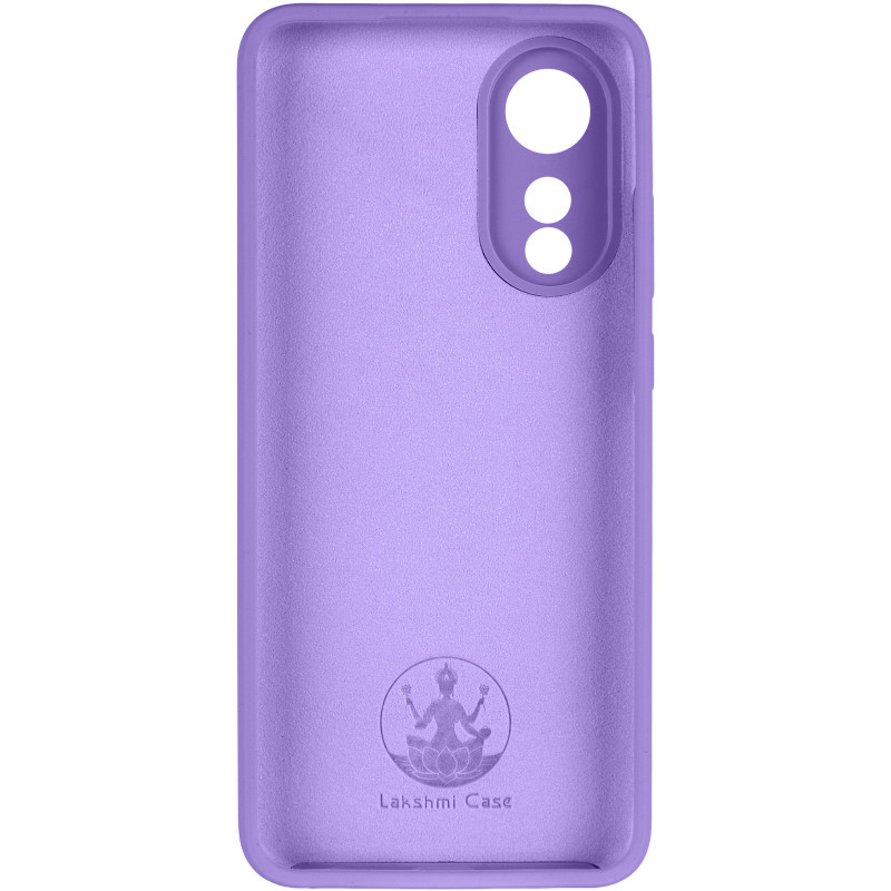 Фото Чохол Silicone Cover Lakshmi Full Camera (AAA) на Oppo A78 4G (Бузковий / Dasheen) в маназині vchehle.ua
