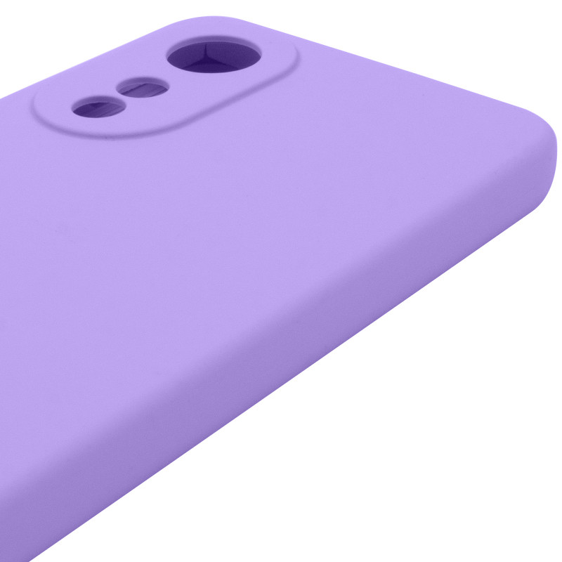 Чохол Silicone Cover Lakshmi Full Camera (AAA) на Oppo A78 4G (Бузковий / Dasheen) в магазині vchehle.ua
