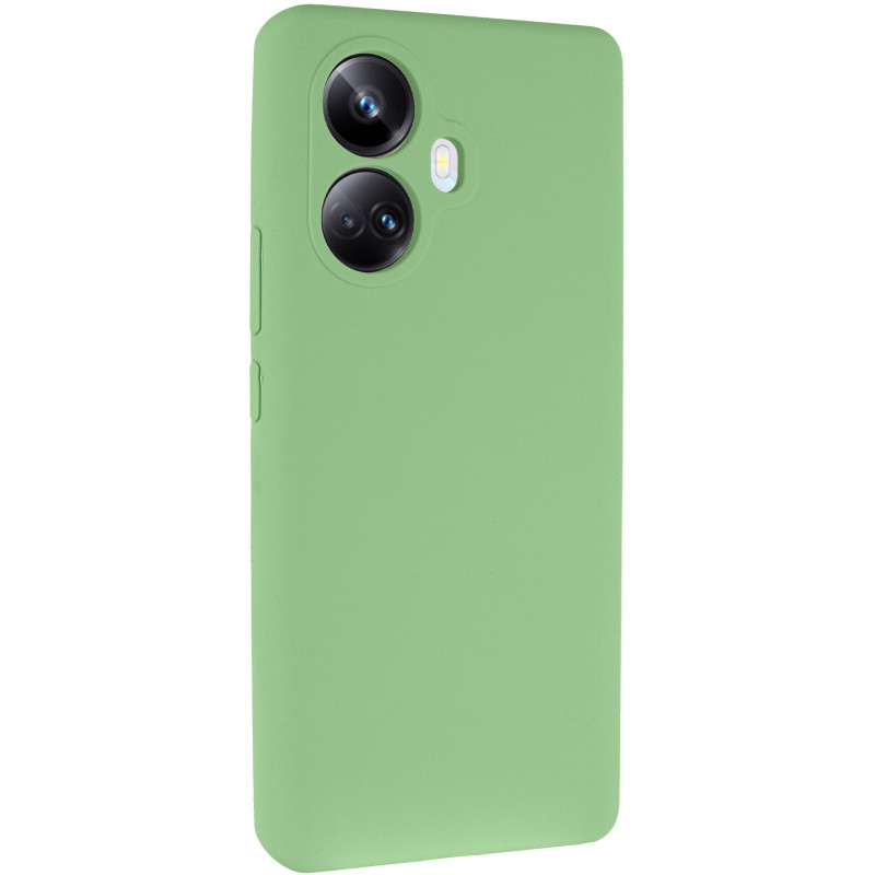 Чехол Silicone Cover Lakshmi Full Camera (AAA) для Realme 10 Pro+ (Мятный / Mint)