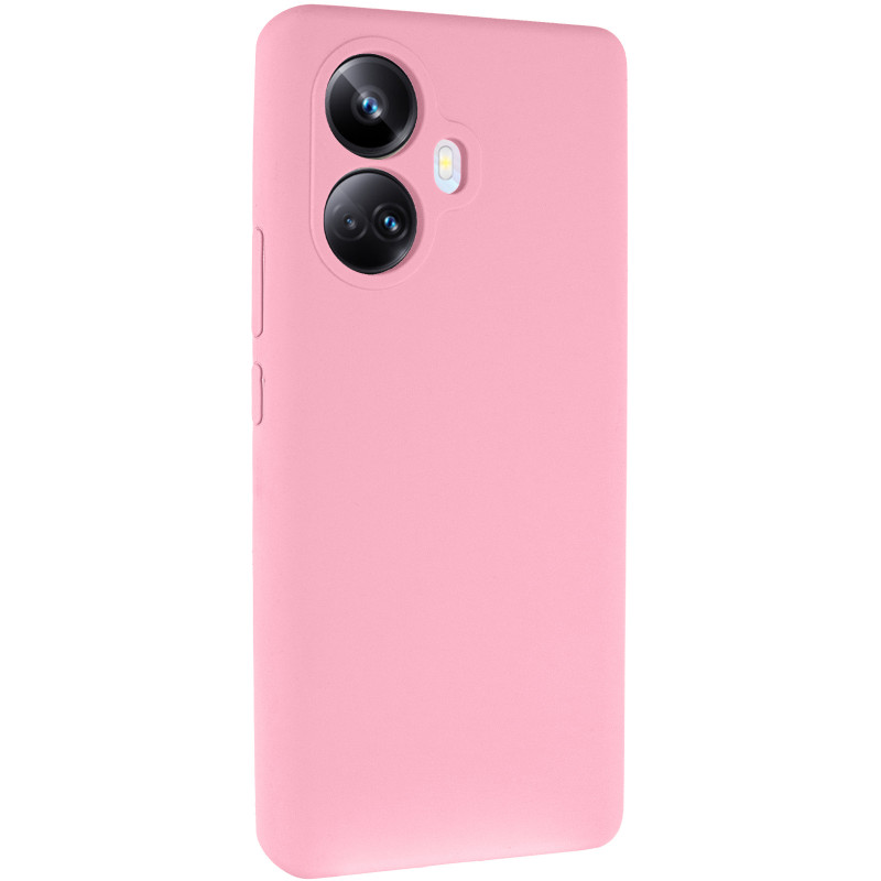 Чехол Silicone Cover Lakshmi Full Camera (AAA) для Realme 10 Pro+ (Розовый / Light pink)