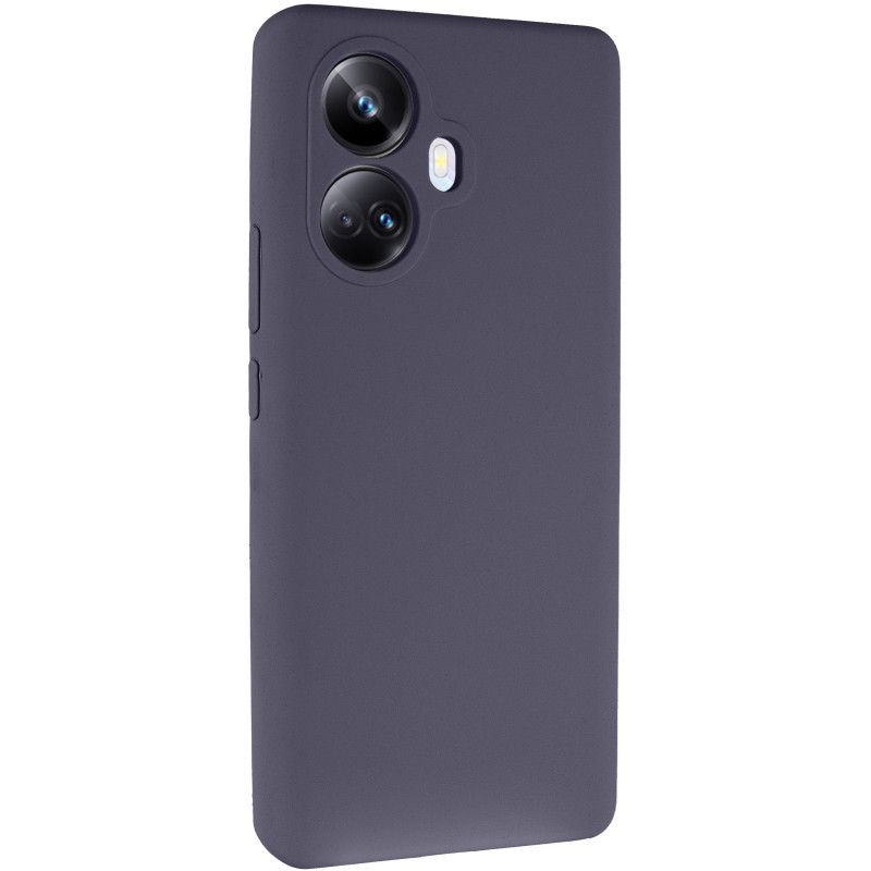 Чехол Silicone Cover Lakshmi Full Camera (AAA) для Realme 10 Pro+ (Серый / Dark Gray)